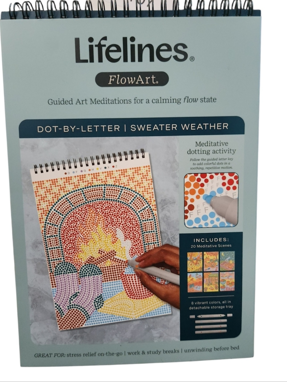 Lifelines FlowArt Dot-By-Letter kit